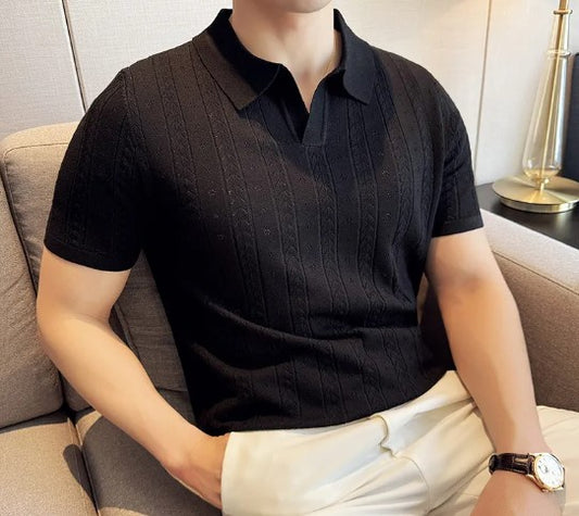 Striped Knit T-shirt